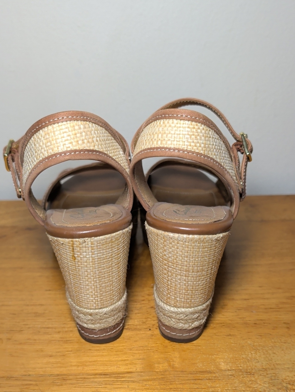 Clarks Indigo Amelia Air Espadrille Platform Wedge Sandals Women's Size 8.5 - Picture 5 of 7